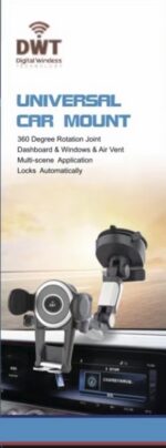 DH119 BL AIR VENT, Windo and DASHBOARD 3 IN 1 CAR PHONE MOUNT- 6/24