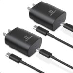 2 IN 1 Fast Charger usb-C to Lightning :25wFast Black - Image 4
