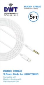 DWIO5F - 6/108(CTN) - White Aux to Lightning