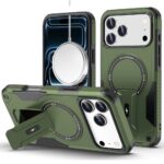 Apple iPhone 18/17 Pro Max  Sturdy Bracket Kickstand Magnetic Hybrid Green