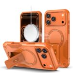 Apple iPhone 18/17 Pro Sturdy Bracket Kickstand Magnetic Hybrid Orange