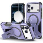 Apple iPhone 18/17 Pro Max  Sturdy Bracket Kickstand Magnetic Hybrid Purple